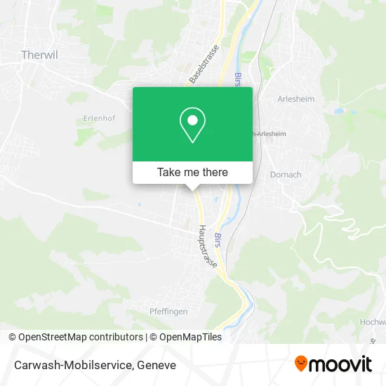 Carwash-Mobilservice map