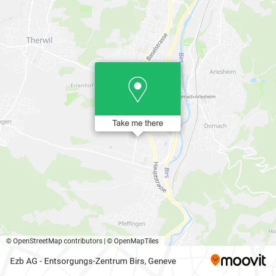 Ezb AG - Entsorgungs-Zentrum Birs map