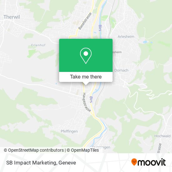 SB Impact Marketing map