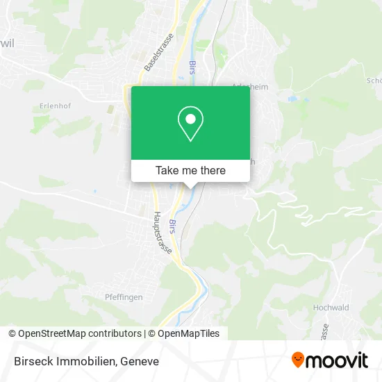 Birseck Immobilien map