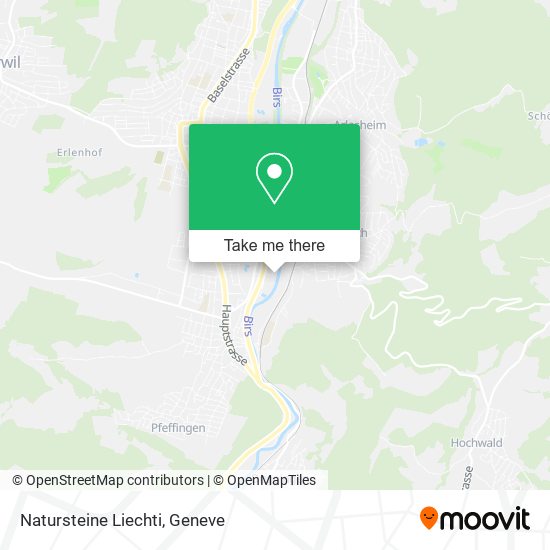 Natursteine Liechti map