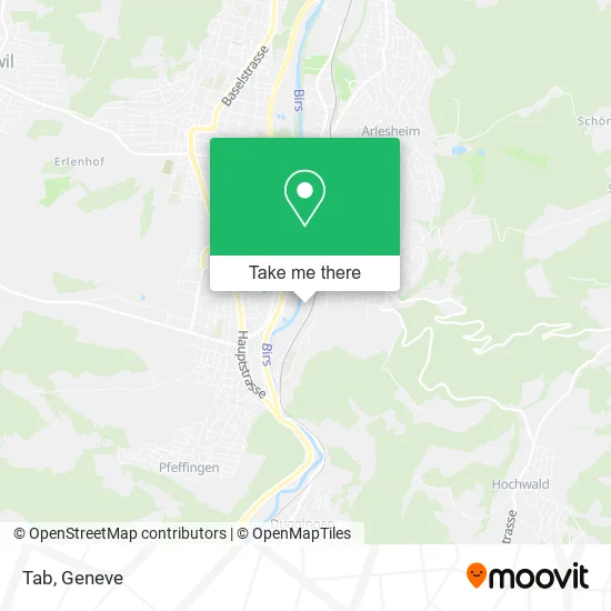 Tab map