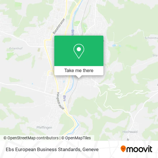 Ebs European Business Standards map