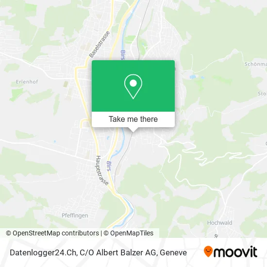Datenlogger24.Ch, C / O Albert Balzer AG map