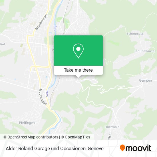 Alder Roland Garage und Occasionen map