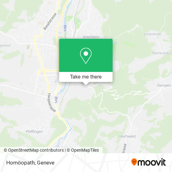 Homöopath map
