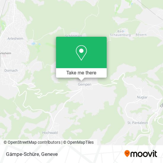 Gämpe-Schüre map