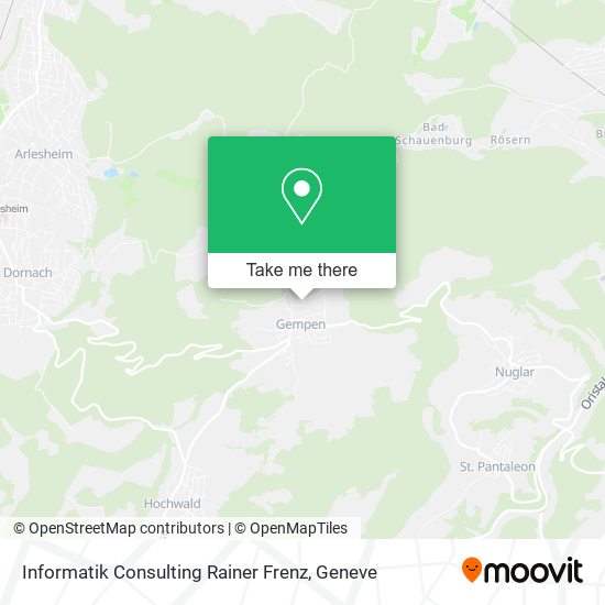 Informatik Consulting Rainer Frenz map