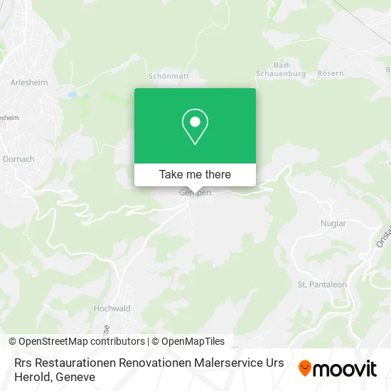 Rrs Restaurationen Renovationen Malerservice Urs Herold map