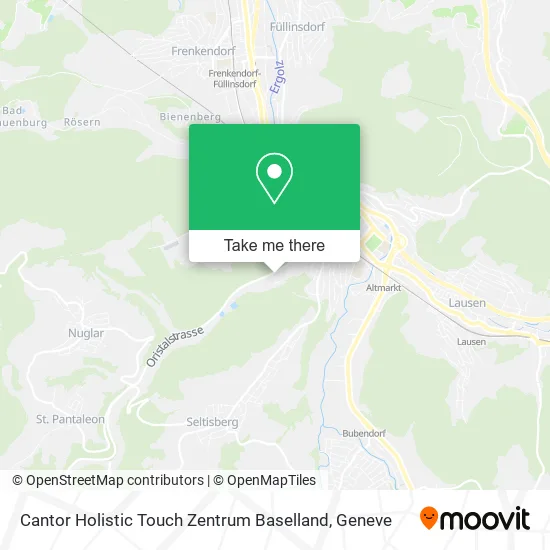 Cantor Holistic Touch Zentrum Baselland map