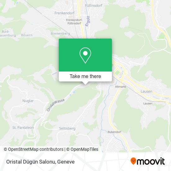 Oristal Dügün Salonu map