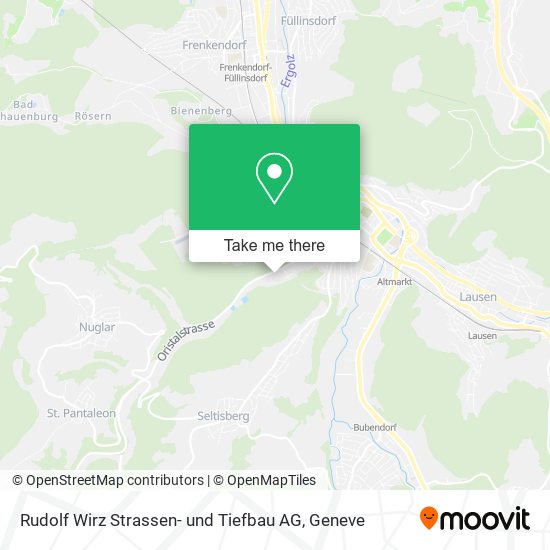 Rudolf Wirz Strassen- und Tiefbau AG map