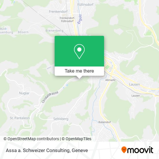 Assa a. Schweizer Consulting map