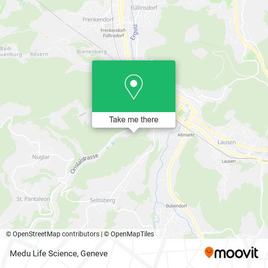 Medu Life Science map
