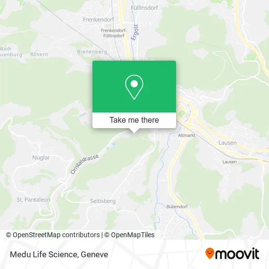 Medu Life Science map