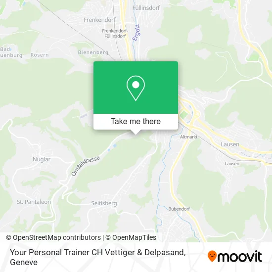 Your Personal Trainer CH Vettiger & Delpasand map