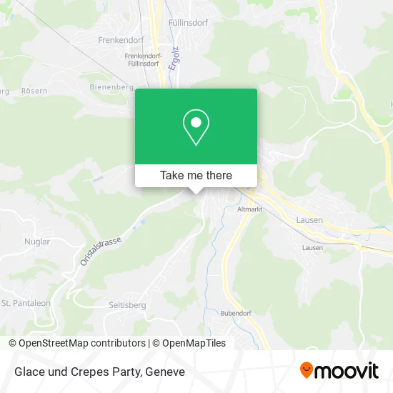 Glace und Crepes Party map