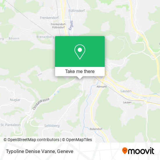 Typoline Denise Vanne map