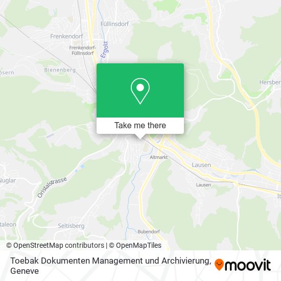 Toebak Dokumenten Management und Archivierung map