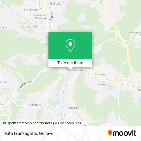 Kita Fränkegarte map