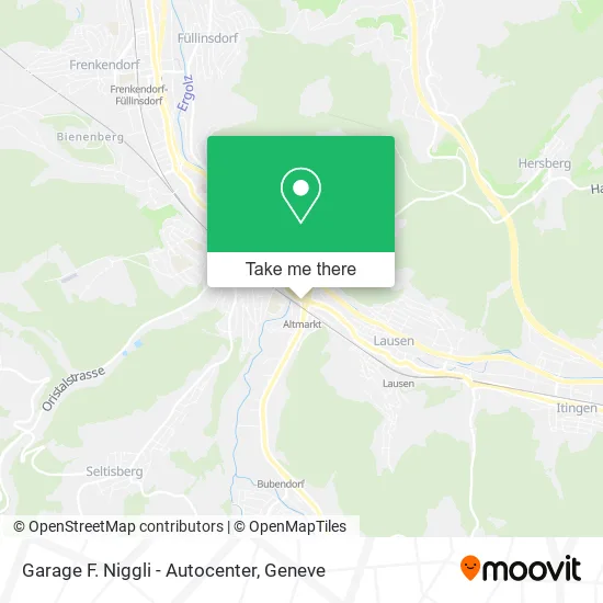 Garage F. Niggli - Autocenter map