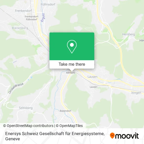 Enersys Schweiz Gesellschaft für Energiesysteme map