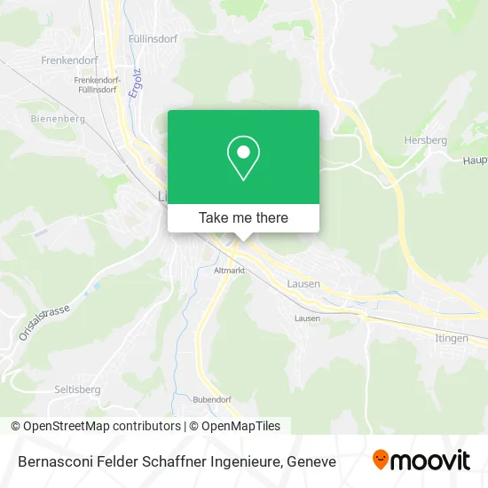 Bernasconi Felder Schaffner Ingenieure map