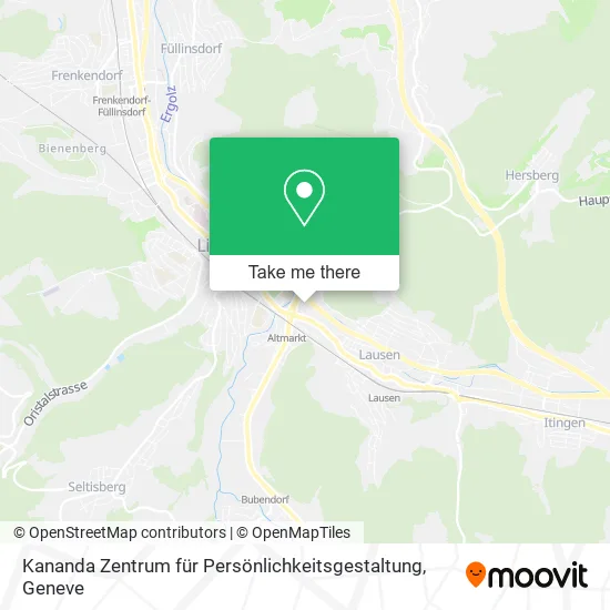 Kananda Zentrum für Persönlichkeitsgestaltung map