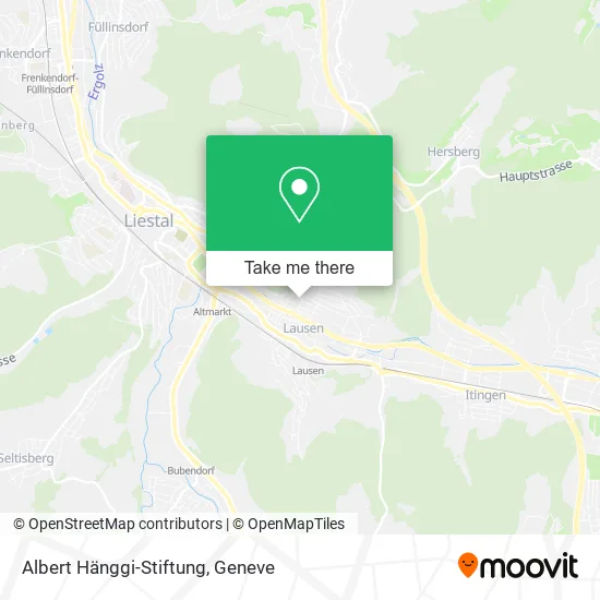 Albert Hänggi-Stiftung map