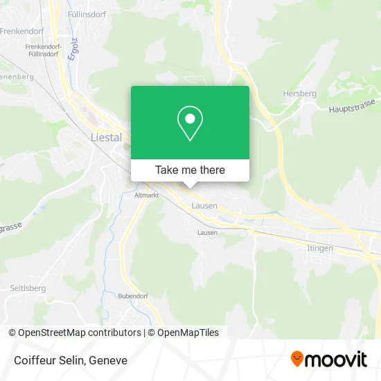 Coiffeur Selin map
