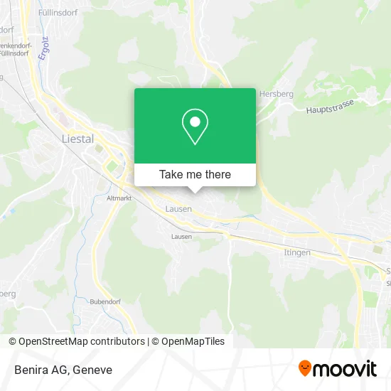 Benira AG map