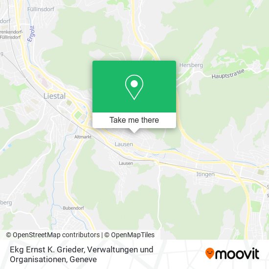 Ekg Ernst K. Grieder, Verwaltungen und Organisationen map
