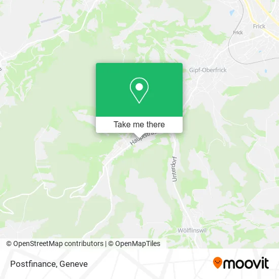 Postfinance map