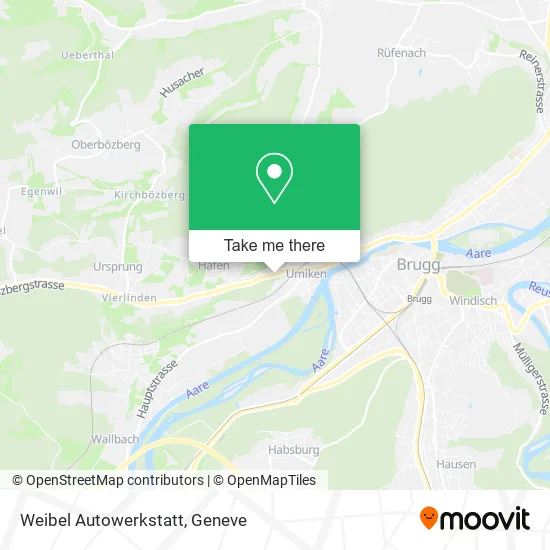 Weibel Autowerkstatt map
