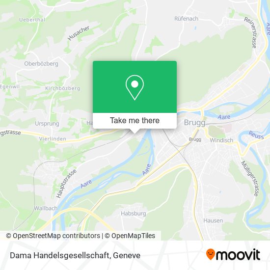 Dama Handelsgesellschaft map