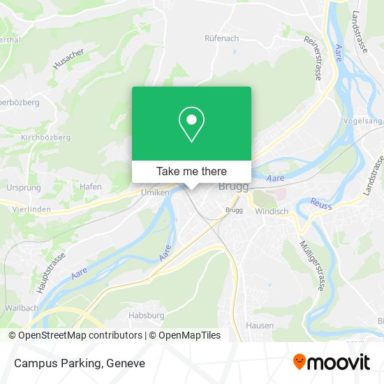 Campus Parking map