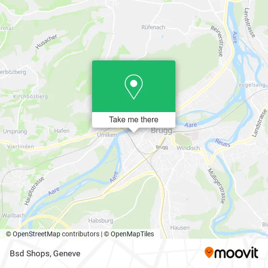 Bsd Shops map