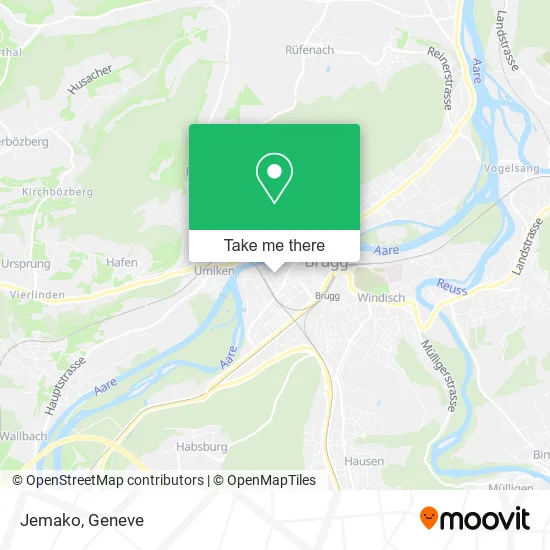 Jemako map