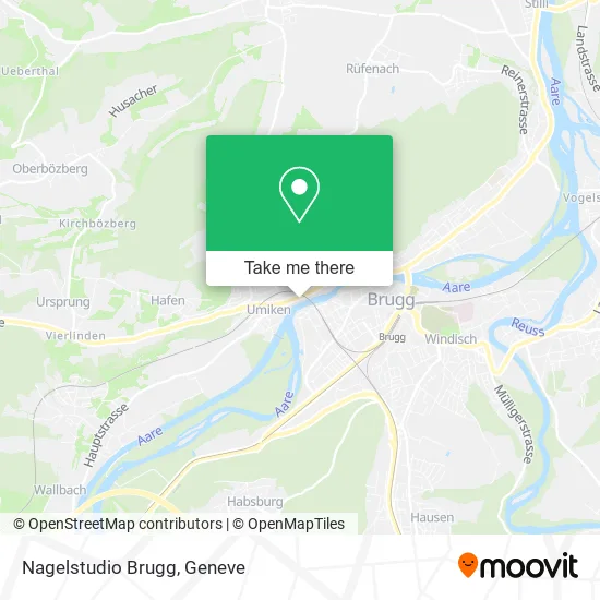 Nagelstudio Brugg map