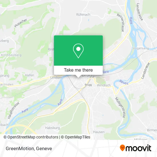 GreenMotion map