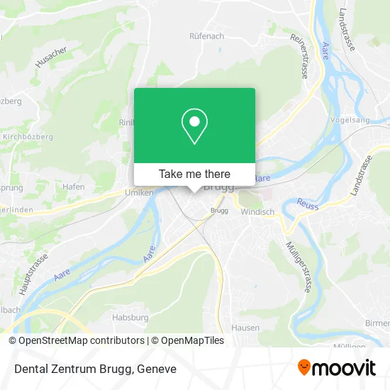 Dental Zentrum Brugg map