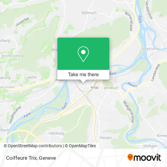 Coiffeure Trix map