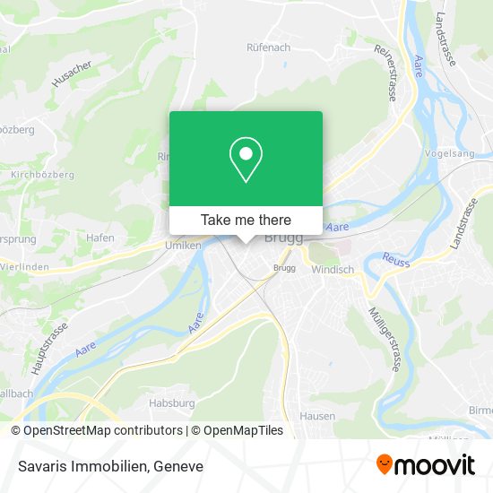 Savaris Immobilien map