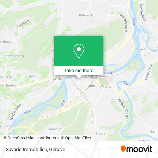 Savaris Immobilien map