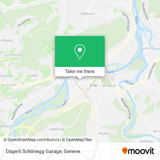 Dägerli Schönegg Garage map