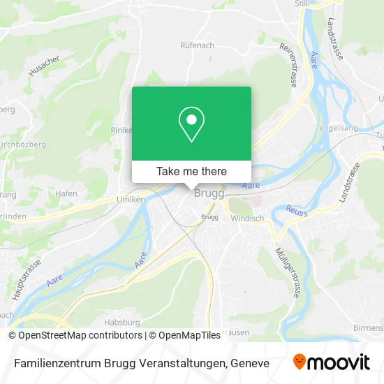 Familienzentrum Brugg Veranstaltungen map