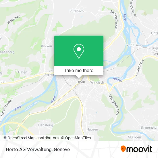 Herto AG Verwaltung map