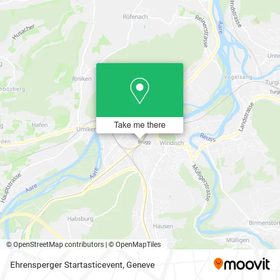 Ehrensperger Startasticevent map