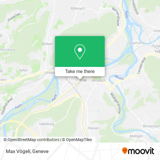 Max Vögeli map