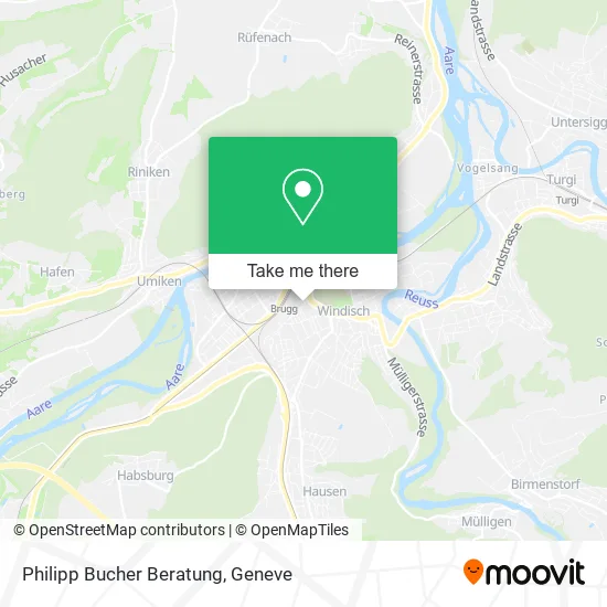 Philipp Bucher Beratung map